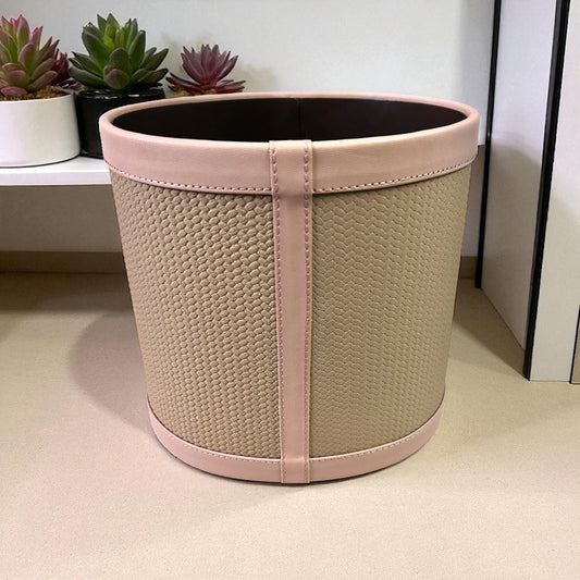 Leatherite oval dustbin
