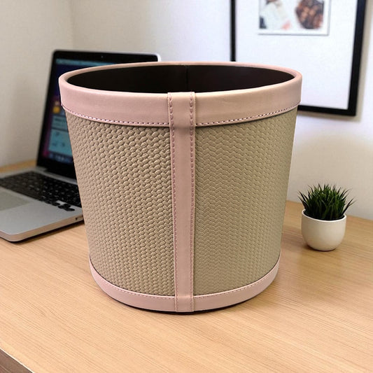 Leatherite oval dustbin