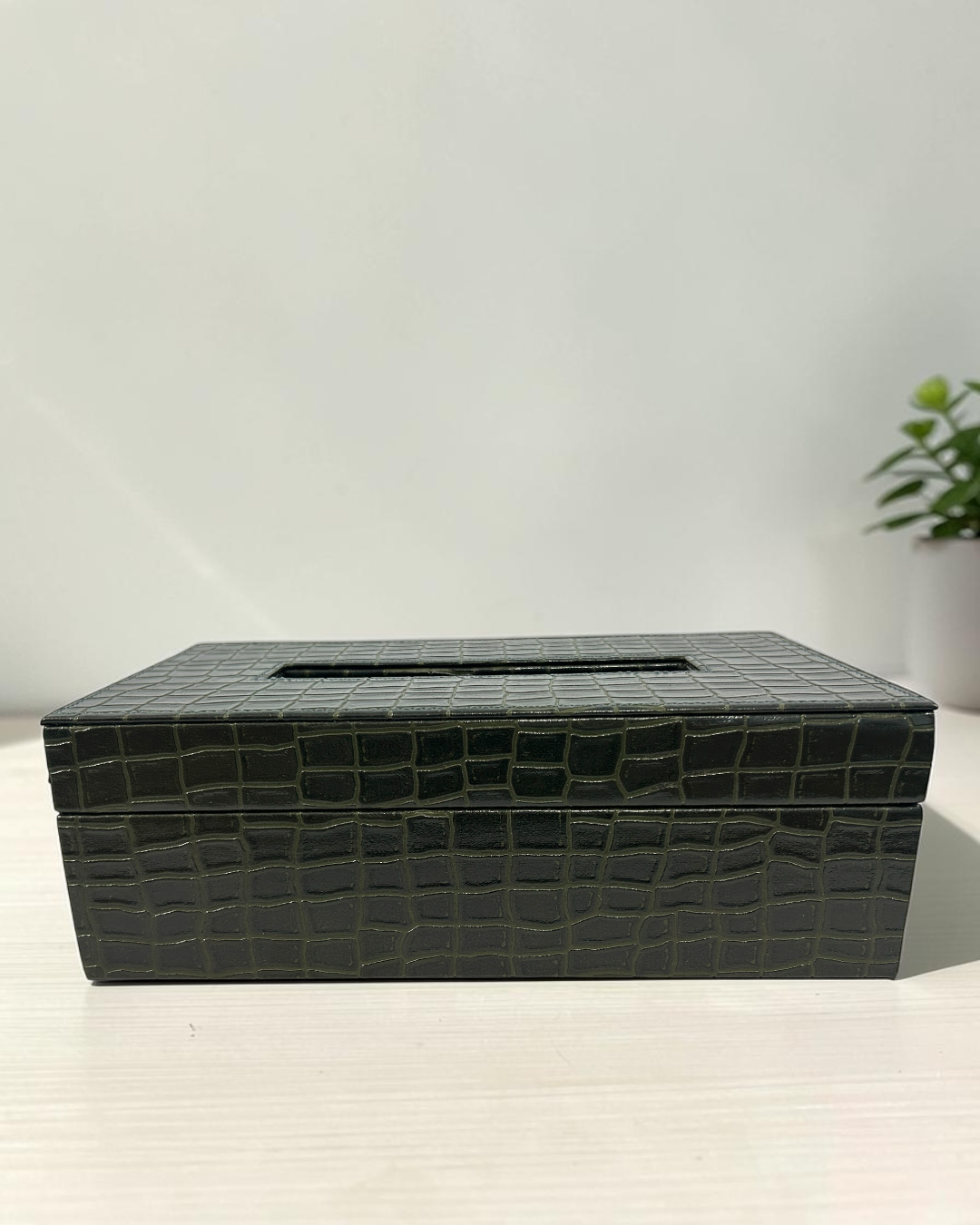 Premium leatherite Tissue box